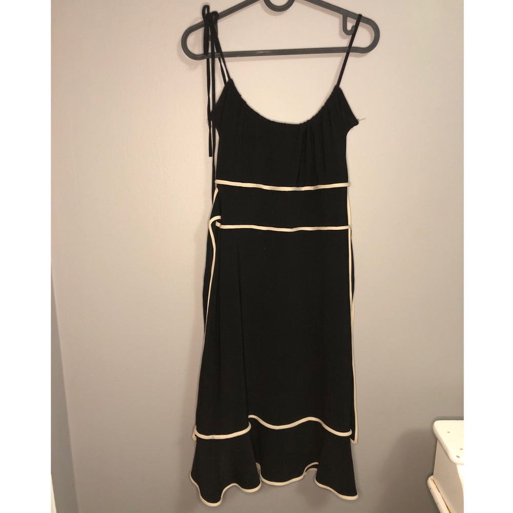 Sold  K  black and tan dress